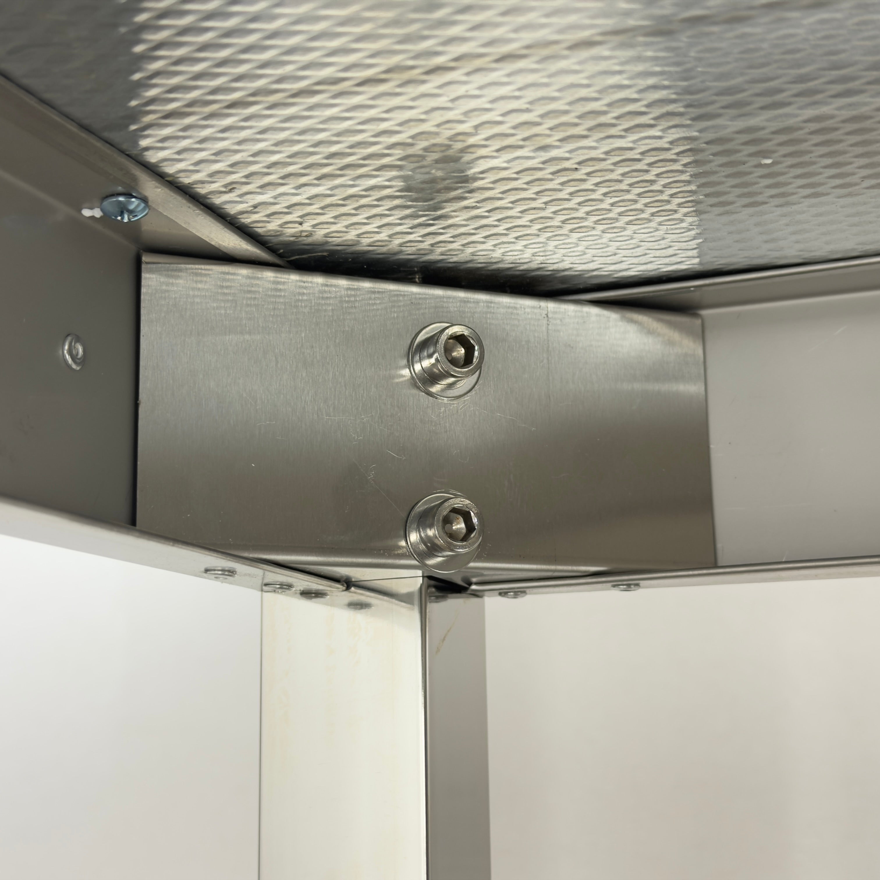 RVS werktafel met dubbel bodemschap - RVS 201 - diverse afmetingen